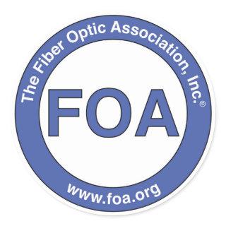 FOA large logo stickers