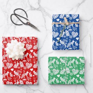 folk wildlife hare house scandi nordic pattern  sheets