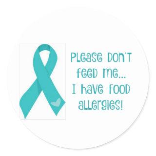 Food Allergy Sticker "Please Don't Feed Me"