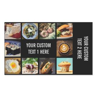 Foodie custom stickers