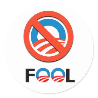 FOOL CLASSIC ROUND STICKER