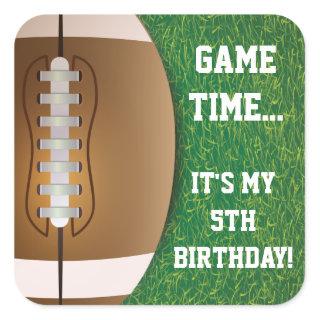 Football Themed Stickers | Birthday Party Ideas