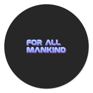 For All Mankind Classic Round Sticker