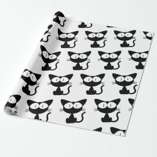 For Animal lovers: Cute Black Cat/Kitten Pattern