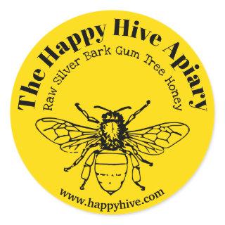 For Apiary Honey Classic Round Sticker