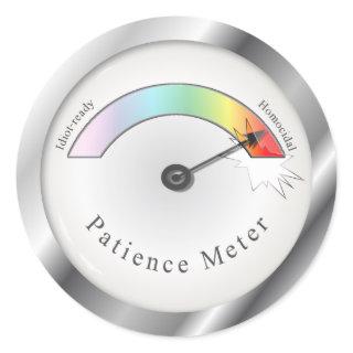 For Laughs Stickers with Broken Patience Meter