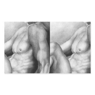 For Men Fine Art Male Model Body Builders stickers