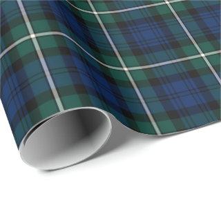 Forbes Clan Tartan Green and Blue Scottish Plaid