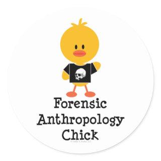 Forensic Anthropology Chick Stickers