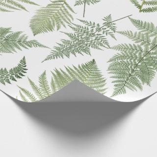 Forest Fern Fronds Vintage Greenery Botanical