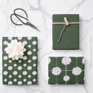 Forest Green Cheerleader Pom Pom Pattern  Sheets