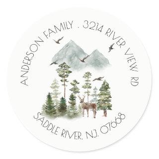 Forest | New Home Address Label Sticker