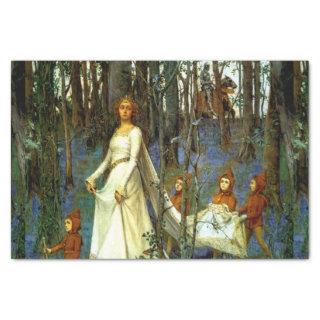 FOREST PRINCESS DWARVES KNIGHT FAIRYTALE FANTASY TISSUE PAPER