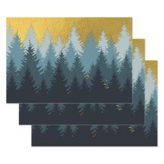 Forest Trees Golden Landscape    Sheets