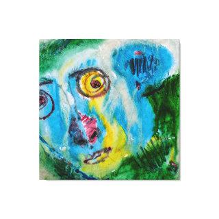 Forest wears a hemocybian face canvas print