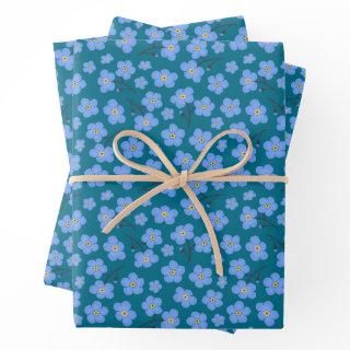 Forget me not pattern  sheets