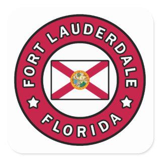 Fort Lauderdale Florida Square Sticker