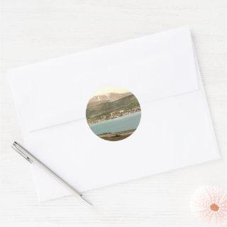 Fort William and Ben Nevis, Inverness, Scotland Classic Round Sticker