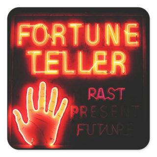 Fortune Teller - Past Present & Future Square Sticker