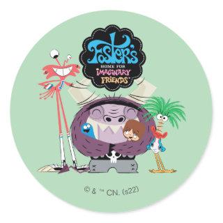 Foster's Home for Imaginary Friends | Group Hug Classic Round Sticker
