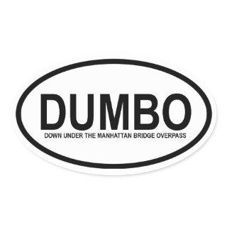 FOUR "DUMBO" OVAL STICKER