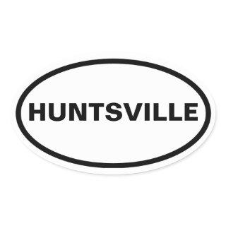 FOUR Huntsville Oval Sticker