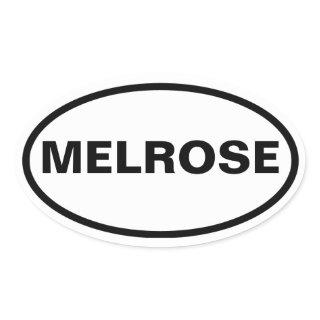 FOUR Melrose Oval Sticker