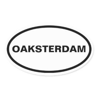 FOUR Oakland "Oaksterdam" Oval Sticker