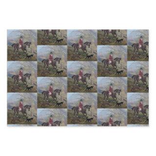 fox hunt  Flat Sheet Set of 3
