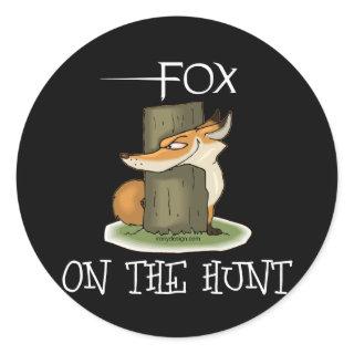 Fox Image Classic Round Sticker