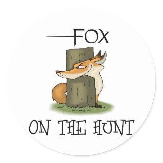 Fox Image Classic Round Sticker