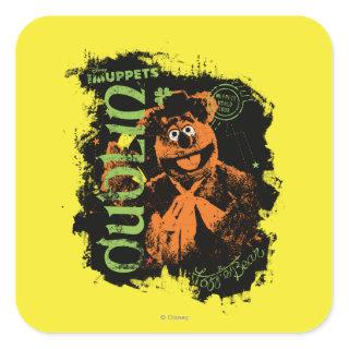 Fozzie Bear - Dublin Square Sticker