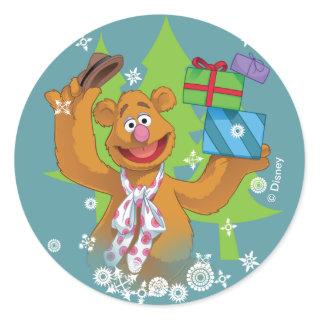 Fozzy the Bear | Happy Holidays Classic Round Sticker