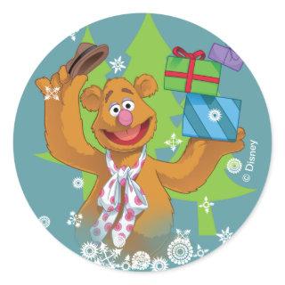 Fozzy the Bear | Happy Holidays Classic Round Sticker