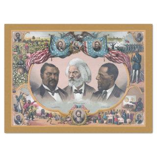 Fr3d3rick Bailey Douglass with Black Abolitionist  Tissue Paper
