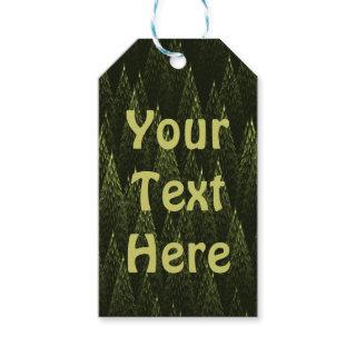 Fractal Conifer Forest Gift Tags