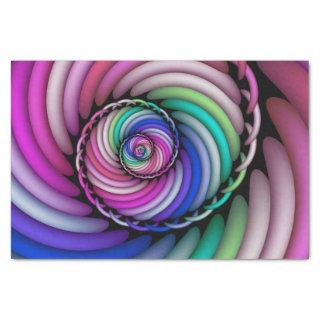 Fractal Spiral Candy Shop Tissue Paper