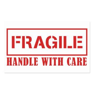 Fragile sticker - handle with care - Fargile stamp