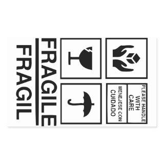 Fragile Warning sticker