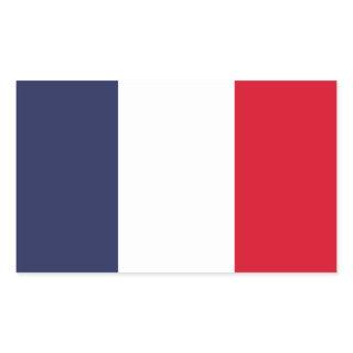 France flag rectangular sticker