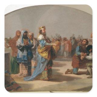 Francisco Jose de Goya y Lucientes | The Parable o Square Sticker