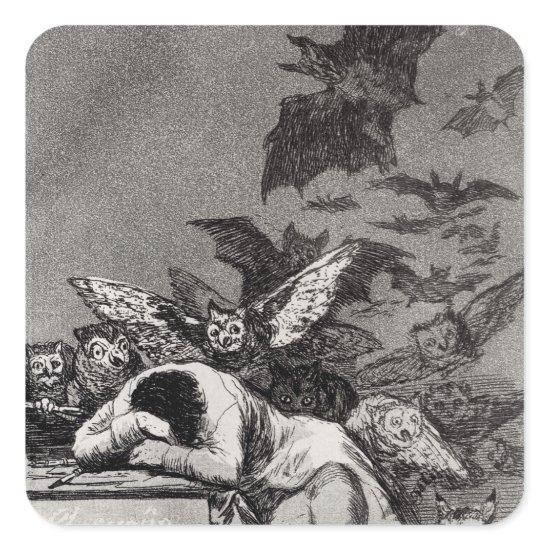 Francisco Jose de Goya y Lucientes | The Sleep of  Square Sticker