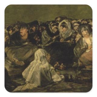 Francisco Jose de Goya y Lucientes | The Witches'  Square Sticker