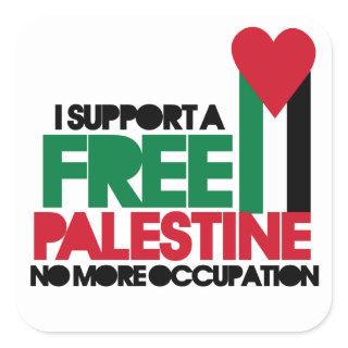 Free Palestine  Square Sticker
