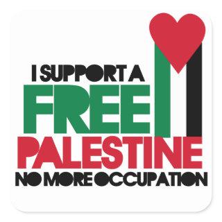 Free Palestine  Square Sticker