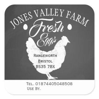 free range egg box Label farm shop