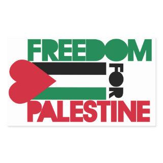 Freedom for Palestine Rectangular Sticker