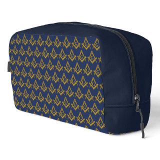 Freemason Masonic Square and Compass Freemasonry Dopp Kit