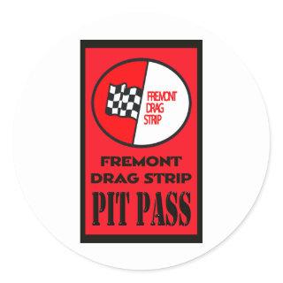Fremont Pit Pass Classic Round Sticker