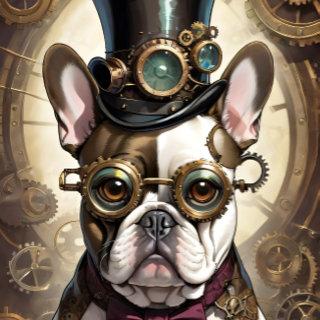 French Bulldog steampunk Puppy v3 Tissue Paper